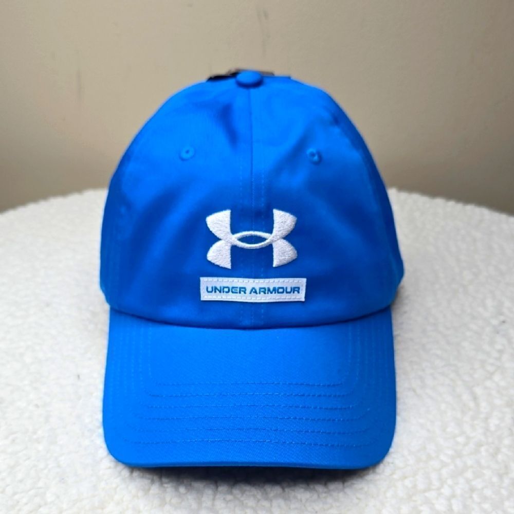 NWT Under Armour Men's UA Branded Hat 1369783-406 Blue